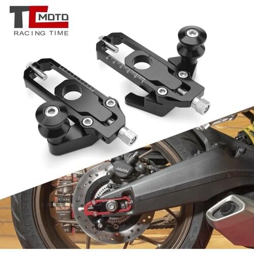 TCMOTO Motorcycle Chain Adjusters with Spool Tensioners Catena For Honda CB650R CBR650R 2019 2020 CB650F CBR650F CBR 650F 14-16