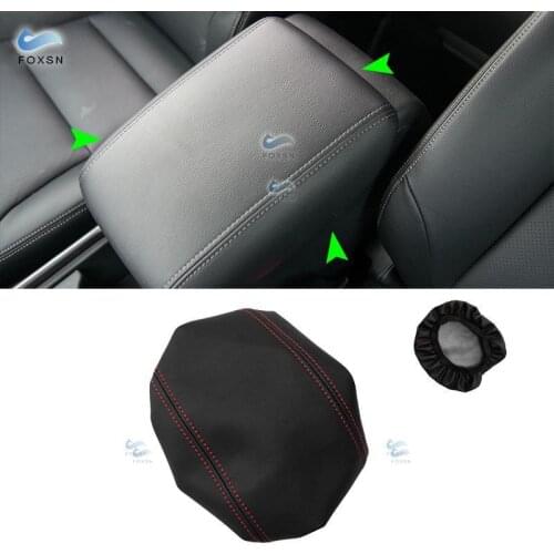 For Honda CRV 2012 2013 2014 2015 2016 Microfiber Leather Car Interior Center Control Armrest Box Pad Cover Trim