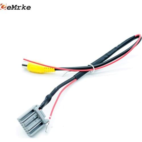 EEMRKE Car Camera Adapter Connector Wire for Honda Civic 2013-2015/ CRV 2012 2013 Original Video Input RCA Cable