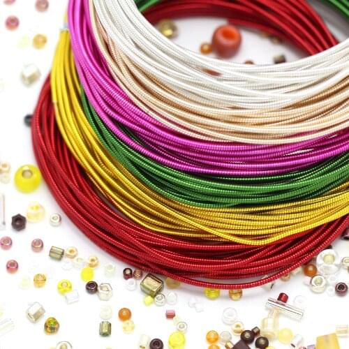 French Wire Metal Threads Bullion Wire Gimp Purl Goldwork Embroidery Hand Tambour Embroidery Jewelry DIY Round Smooth CopperWire