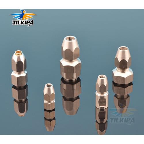RC Boat Flexible Coupling CNC Stainless Steel M8*6.35mm/M5*4mm/M6.35*4mm/M6.35*4.76mm Flex Collet Coupler