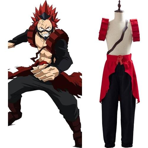 Boku no My Hero Academia Kirishima Eijiro Cosplay Costume Halloween Carnival Costumes for Adult Male Female