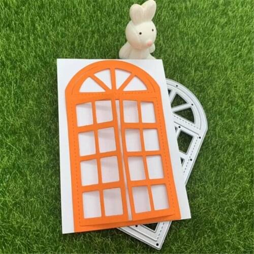 Beautiful Sector Half Circle Window Metal Cutting Dies For DIY Scrapbooking Album Embossing Paper Cards Decorative Crafts