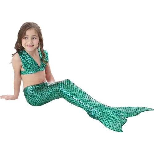 Mermaid Swimsuit Swimwear for Girls Bikini Swimwear Summer Baby Girls Two Pieces Bikinis Set Swimming Suit Swimsuits Plus Size