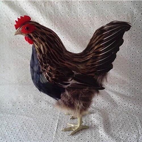 Simulation cute hen 40x39x18cm model polyethylene&furs hen model home decoration props ,model gift d383