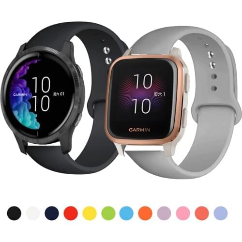 Soft Silicone Watch Strap Band For Garmin Venu SQ Replacement band for Venu strap