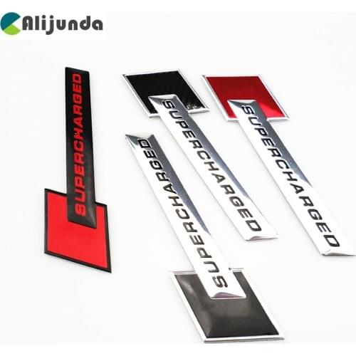 New 3D Metal Motorsport SUPERCHARGED Car styling Emblem Badge Sticker for Volvo S40 S60 S80 XC60 XC90 V40 V60 C30 XC70 V70