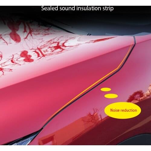 Car door seals soundproof double strips dustproof noise reduction noise artifact mute For Mitsubishi ECLIPSE CROSS 2018 2019