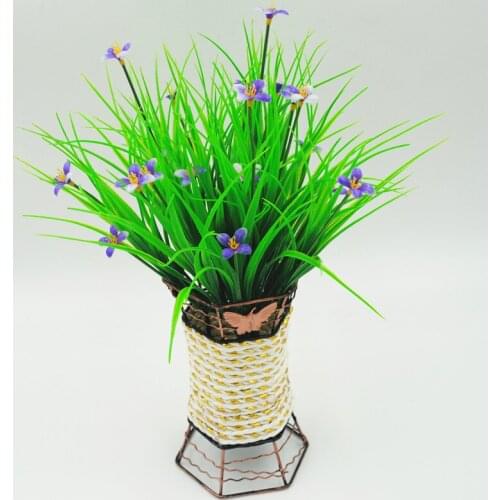 Green Plant Wall Mating Simulation Flower Arrangement Plastic Grass Artificial Plants