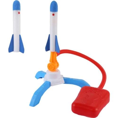 Rocket Launcher Aerodynamic Lightweight Pedal Rocket Outdoor Toy Air Step Pump Power Rocket Outdoor Sport Toys For Children Gift