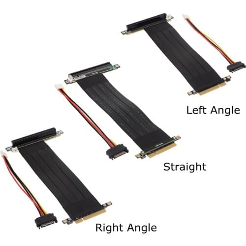 RTX3060 PCI Express X8 to X16 Mining Extension Cable PCI-e 8x 16x PCIe Adapter Riser RTX 3060 3090 3080 3070 ETH Ethereum Miner