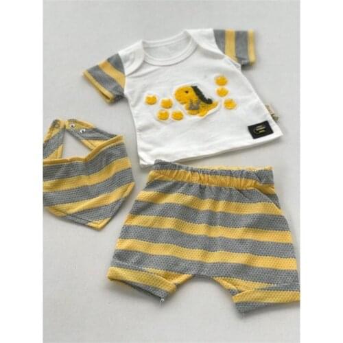 Scarf Dinosaur Embroidered Team