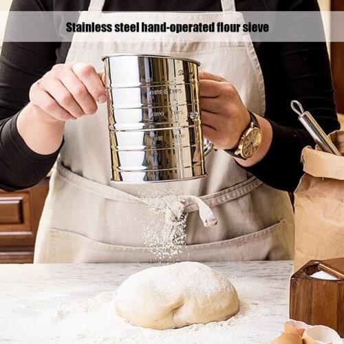 Sieve Cup Powder Flour Sieve Cup Powder Mesh Knife Cake Baking Tools Pastry Tools For Cakes Decorating Pastry Tools Bakeware