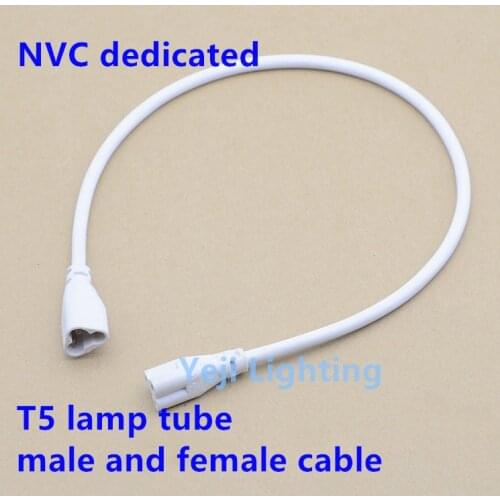 T5 LED lamp tube wire connector for the power extension wire bracket male and female plug 3 holes NVC dedicated