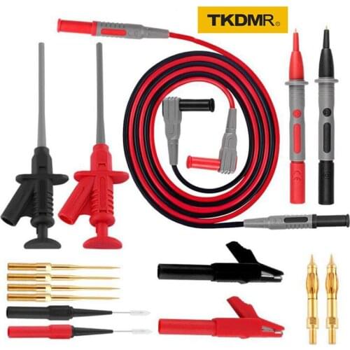 TKDMR Multimeter test pen test kit Multifunctional interchangeable digital watch pen probe hook pliers free shipping