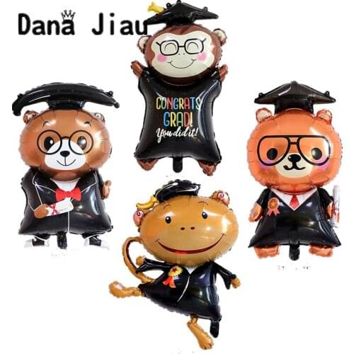 High-quality 1pc Monkey animal balloon boy birthday party Decoration Baloon children helium balloons Zoo Theme toy Supplies