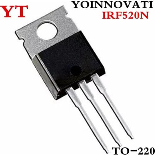 100pcs/lot IRF520N IRF520 TO-220 IC best quality