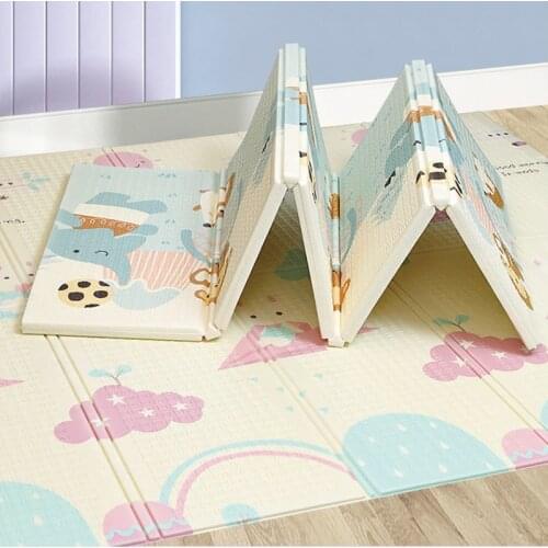 200*180cm Foldable XPE Foam Baby Infant Play Mats floor carpet kids Rugs Children Room Decor Baby Climbing Pad
