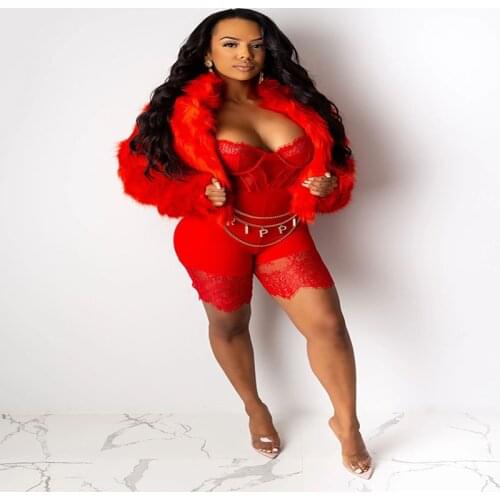 2021 European And American Fashion New Suspender Lace Casual Sexy Jumpsuit