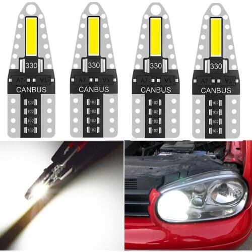 4x W5W LED T10 Auto LED bulb interior dome light for VW EOS t4 t5 touran caddy polo 6r golf 7 4 passat b7 b6 touareg gp gti mk6