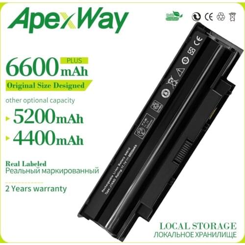 6C Battery For Dell Inspiron N5010 N5110 N5020 N5030 N5040 N5050 N3110 N4010 M5030 N7010 N7110 13R 14R 15R 17R 3450n 3550 3750