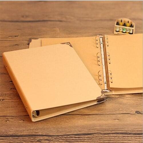 9 Holes Kraft thick hardcover book card blank scrapbooking menu, DIY Wedding Photo Album, Anniversary Gifts