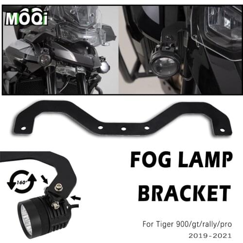 Motorcycle Accessories Fog Lamp Bracket Spotlight Bracket Kit For Triumph TIGER 900 Tiger 900 GT Rally Pro 2019-2021