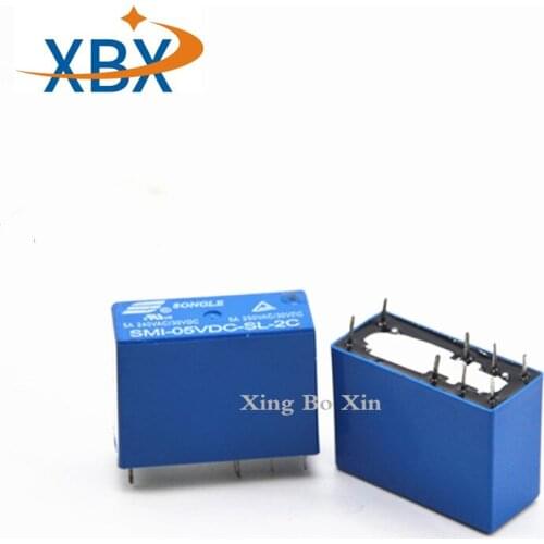 Free Shipping50PCS 100% New Original Relay SMI-05VDC-SL-2C SMI-12VDC-SL-2C SMI-24VDC-SL-2C 8pin 5A 250VAC DC5V 12V 24V Relay