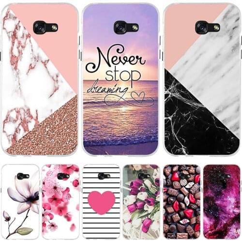 For Samsung Galaxy A5 2017 A520F Case TPU Silicone Capa For Samsung Galaxy A5 2017 Cover Scenery Shell For Samsung A5 2017 Coque