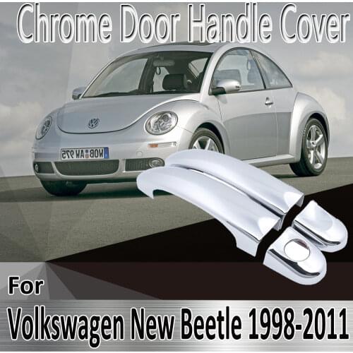 For VW Volkswagen New Beetle 1998~2011 1999 2001 2003 Styling Stickers Decoration Chrome Door Handle Cover Refit Car Accessories