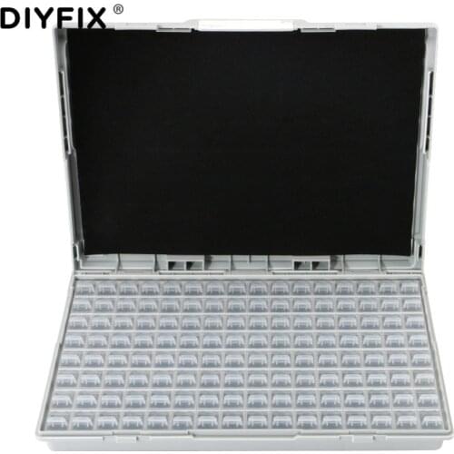 DIYFIX Enclosure SMD SMT IC Resistor Capacitor Electronics Storage Case Organizers ESD Safe Precision Component Enclosures Boxes