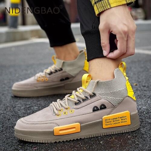 Platform Sneakers For Men Breathable Casual Walking Sports Running Shoes Outdoor Travel Fitness Sneakers Male Vulcanized Shoes