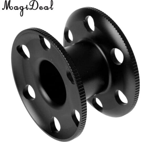 MagiDeal Durable 1Pc Aluminum Scuba Diving Dive Finger Spool Snorkeling Guide Line Reel Tool for Surfing Bungee Sufe Water Sport