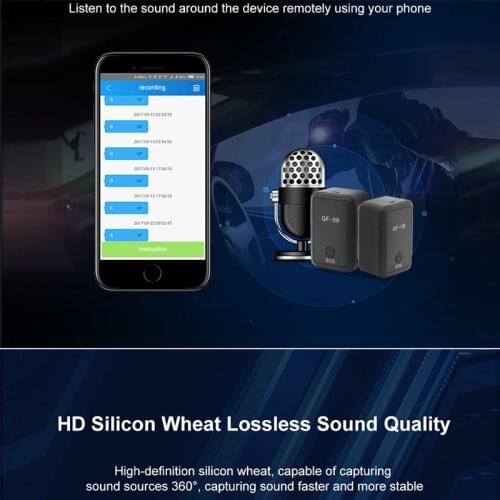 GF09/ GF07 Mini GPS Tracker APP Locator Magnetic GPS Locator Old People and Children Car Anti-lost Anti-theft Tracking Alarm