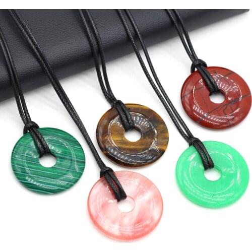 Natural High-quality Semi-precious Stones with Large Beads Beads Necklace Tiger Eye White Agate Exquisite Gift for Women 65 Cm