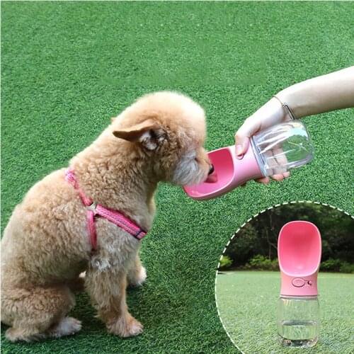 350ml Portable Pet Dog Water Bottle Travel Dog Drinking Bowl For Puppy Cat Water Cup Outdoor Dog Water Dispenser Feeder