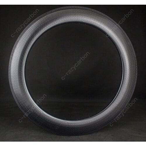 Special Brake Track Performance High TG Dimple Golf Surface 80mm Profile Carbon Road Rims T700C Tubular/Clincher Road Wheels