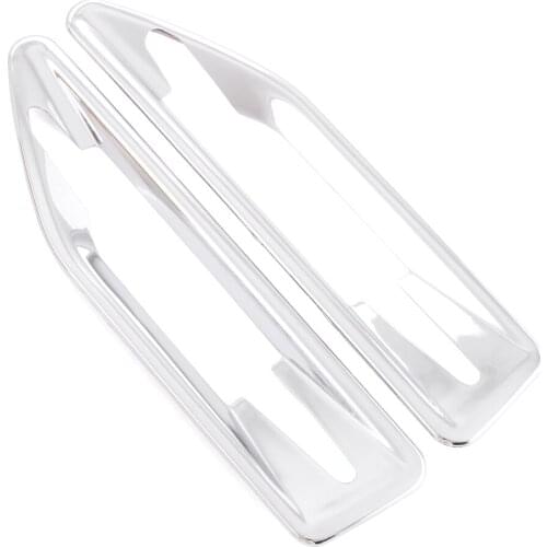 Car Styling ABS Chrome Side Light Decoration Trim Cover For KIA RIO K2 2011 2012 2013 2014 2015 2016 auto accessories