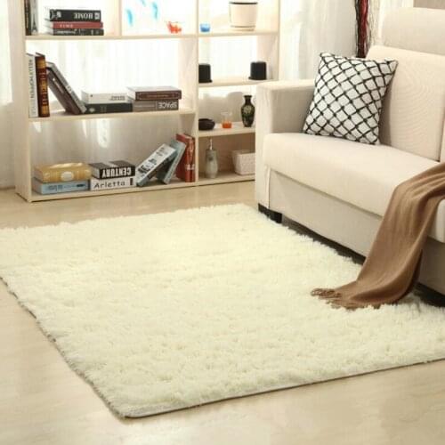 Super Soft Anti-Slip Carpet Indoor Modern Shag Faux Fur Area Rug Tea table Bedroom Floor Mat Baby Nursery Rug Children Carpet