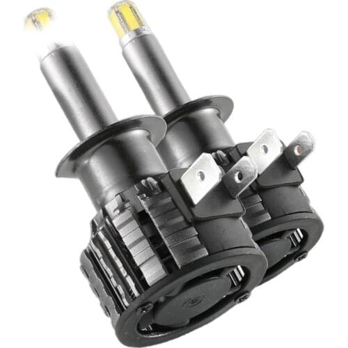 H1 Lights Headlamp In-line 1 Pair Mini High Brightness 2pcs 6000K 60 W For H1 G11 360 Degrees CSP Multi-wick LED Car Headlights