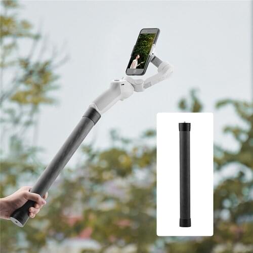 Universal Carbon Fiber Extension Rod For DJI OM 4 for Osmo Mobile 3/2 for Ronin S for Feiyu Vimble 2 Smooth 4