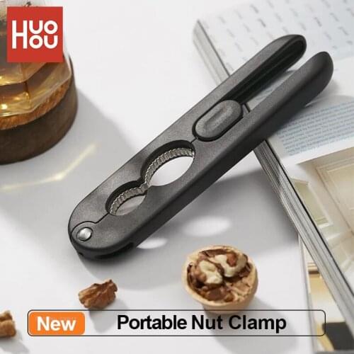 Youpin Huohou Multifunction Portable Nut Clamp Walnut Hazelnut Kitchen Nutcracker Aluminum Alloy Clip Tool