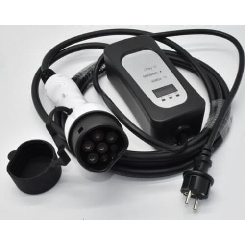 Electric Vehicle Charger Charging Gun European Standard IEC62196-2 Vehicle Power Supply Equipment Portable Charging Cable 16A 5M