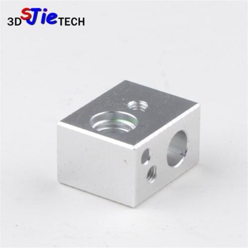 1pcs Special MK10 Heater Block heating aluminum block for wanhao MK10 extruder 3D printer parts