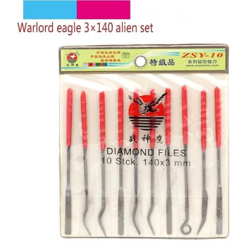 10pcs 3x140mm Assorted Bend File Grit 150 Mini Rasp Diamond Needle File set Repair Tool Wood Grinding Hand File Tools