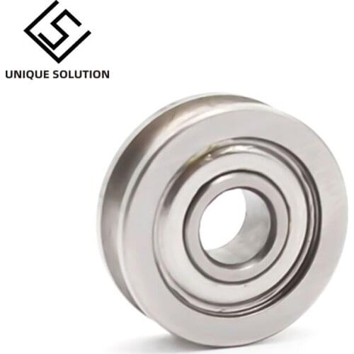 10 pieces 3d Printers Extruder Parts U-groove idler pulley belt pulley bearing U604ZZ u ditch 604U 4*13*4mm