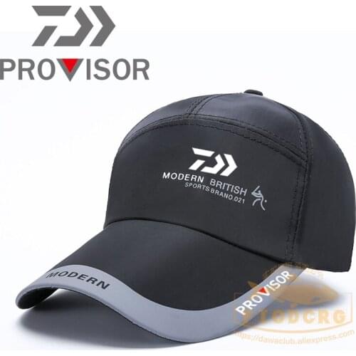 2021 Daiwa Fishing Sun Cap Fisherman Hat Outdoor Fishing Hat Fisherman Hat UV Protection Sunshade Cap Big Eaves Adjustable Hat