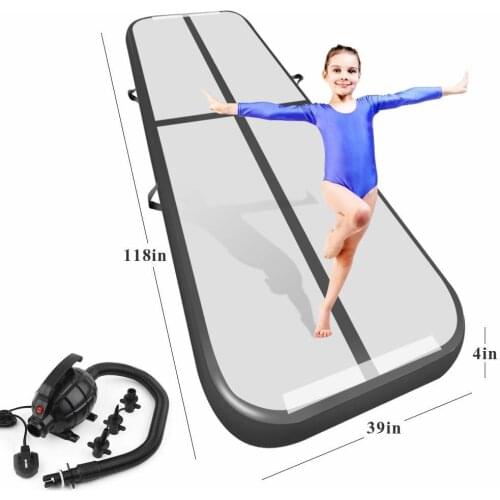 4m5m6m)*2m*0.2m Inflatable Gymnastics Airtrack Tumbling Air Track Floor Trampoline For Home Use/training/cheerleading/beach
