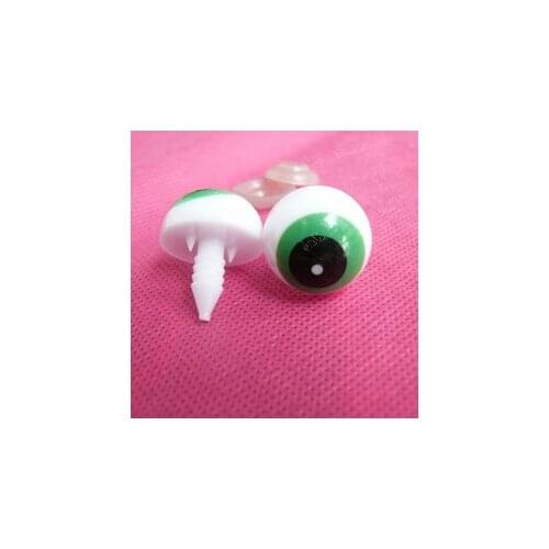 500pcs/lot---20mm round shape plastic safety toy eyes with washer for plush bear animal doll accessories