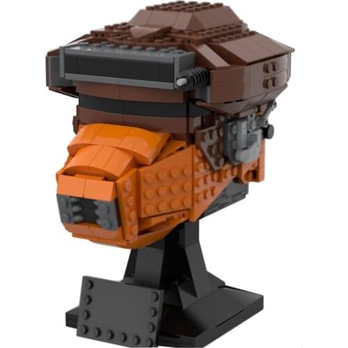 591Pcs MOC-60164 Boushh Helmet Bricks Assembly Building Blocks Compatible with 75277/75304 (Licensed and Designed by Albo)